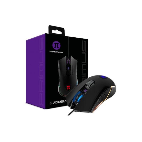 Mouse Primus Gaming Wired-Gladius8200T PMO-102 para gamers
