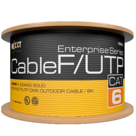 Cable F/UTP Cat6 Nexxt Solutions Infrastructure para exteriores negro