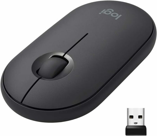 Ratón Logitech Pebble Mouse 2 M350s óptico Bluetooth grafito