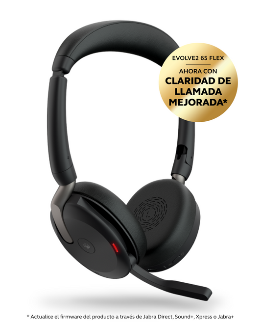 Auriculares Jabra Evolve2 65 Flex Link380a UC Stereo con conexión USB-C